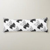 Coussins Longs Rabbit Silhouette main (Devant)