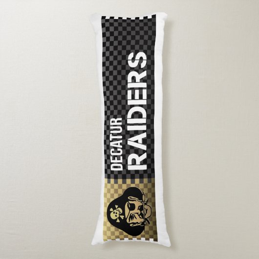 Coussins Longs Raiders Decatur #2 (Devant (Vertical))