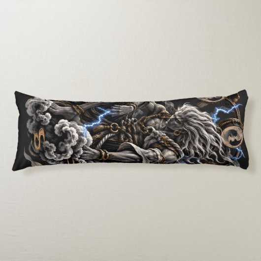 Coussins Longs Raijin Bleu (Devant)