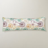 Coussins Longs Rainbow Dandelion Breeze - Flore capricieuse (Dos)