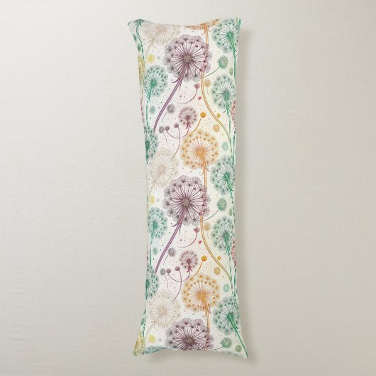 Coussins Longs Rainbow Dandelion Breeze - Flore capricieuse (Devant (Vertical))