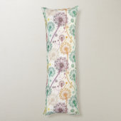 Coussins Longs Rainbow Dandelion Breeze - Flore capricieuse (Dos (Vertical))
