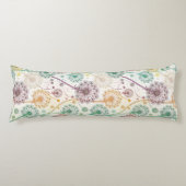 Coussins Longs Rainbow Dandelion Breeze - Flore capricieuse (Devant)