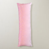 Coussins Longs Rainbow Pastel Girly Parties scintillant Metal Nom (Dos (Vertical))