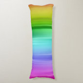 Coussins Longs Rainbow Unicorn Imprimer Corps Oreiller (Devant (Vertical))