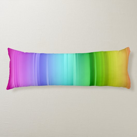 Coussins Longs Rainbow Unicorn Imprimer Corps Oreiller (Devant)
