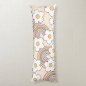 Coussins Longs Rainbows rétro (Dos (Vertical))