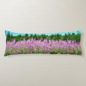 Coussins Longs Rangée des lupins de lavande (Devant)