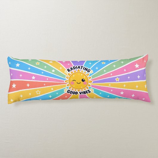 Coussins Longs Rayonner de bonnes vibrations (Dos)
