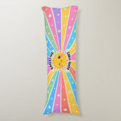 Coussins Longs Rayonner de bonnes vibrations (Devant (Vertical))