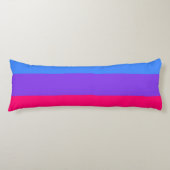 Coussins Longs Rayures arc-en-ciel (Devant)