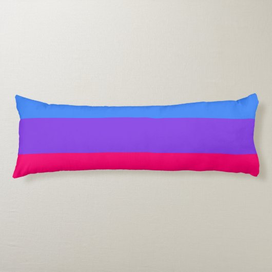 Coussins Longs Rayures arc-en-ciel (Devant)