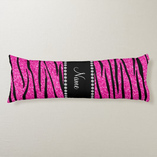 Coussins Longs Rayures au néon nommées faites sur commande de (Devant)