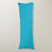Coussins Longs rayures bleu pacifique et bleu papillon (Devant (Vertical))