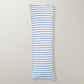 Coussins Longs Rayures bleues blanches mer style été (Devant (Vertical))