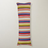 Coussins Longs Rayures colorées chaudes (Devant (Vertical))