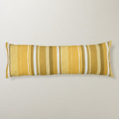 Coussins Longs Rayures Jaune (Dos)