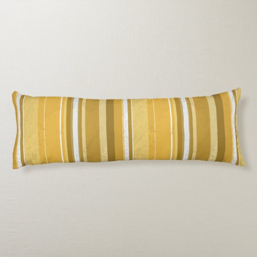 Coussins Longs Rayures Jaune (Dos)