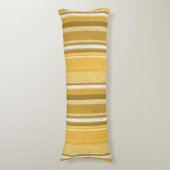 Coussins Longs Rayures Jaune (Devant (Vertical))