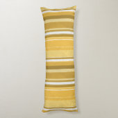 Coussins Longs Rayures Jaune (Dos (Vertical))