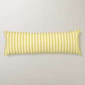 Coussins Longs Rayures jaunes (Dos)