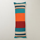 Coussins Longs Rayures sud-ouest (Dos (Vertical))