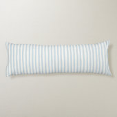 Coussins Longs Rayures Vert Bleu Blanc Chic (Dos)