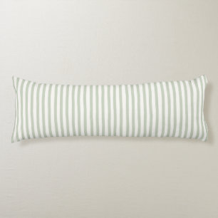 Coussins Longs Rayures Vert Bleu Blanc Chic