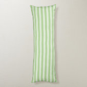 Coussins Longs Rayures Vertes (Dos (Vertical))