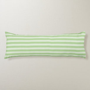 Coussins Longs Rayures Vertes