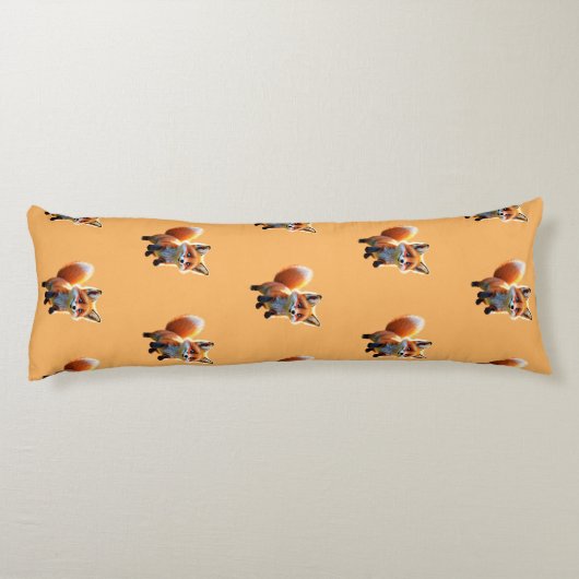 Coussins Longs "Red Fox Kit's Antics" (Dos)