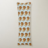 Coussins Longs Red Fox Tails Kitsune Kasai (Devant (Vertical))