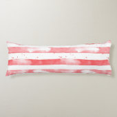 Coussins Longs Red White Stripes Dots Christmas (Devant)