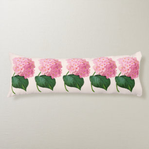 Coussins Longs Redoute Hydrangée rose Oreiller Corps