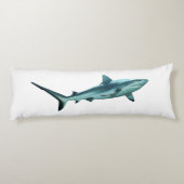 Coussins Longs Reefshark - Conception abstraite - Découpe d'une p (Dos)