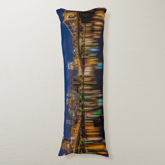 Coussins Longs Réflexions de Pittsburgh (Devant (Vertical))