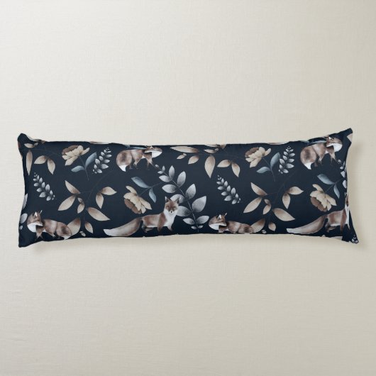 Coussins Longs renard et rose (Dos)