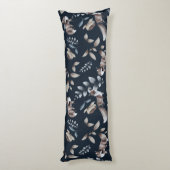 Coussins Longs renard et rose (Dos (Vertical))