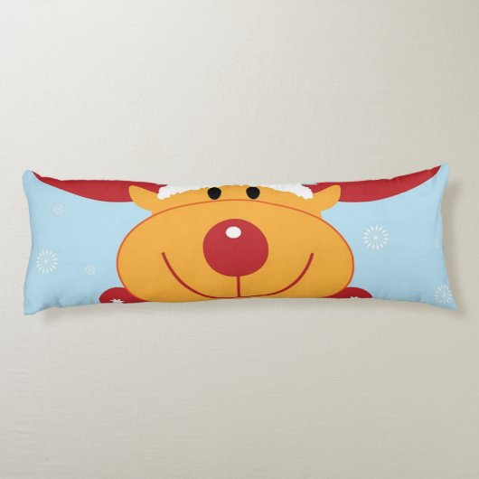 Coussins Longs Rennes de Noël Roudolph (Dos)