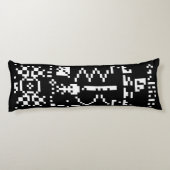 Coussins Longs Réponse du message binaire Arecibo (Dos)