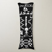 Coussins Longs Réponse du message binaire Arecibo (Devant (Vertical))