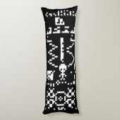 Coussins Longs Réponse du message binaire Arecibo (Dos (Vertical))