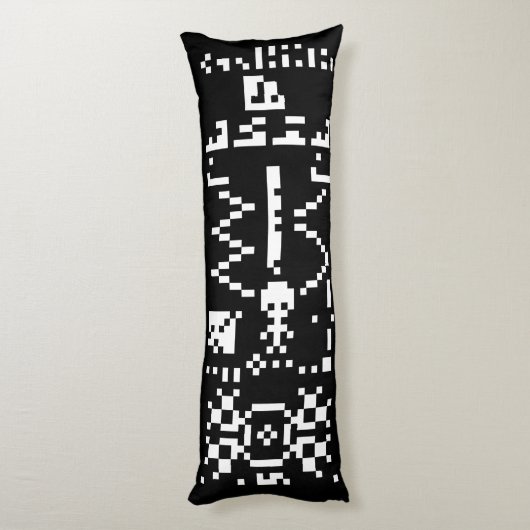 Coussins Longs Réponse du message binaire Arecibo (Dos (Vertical))