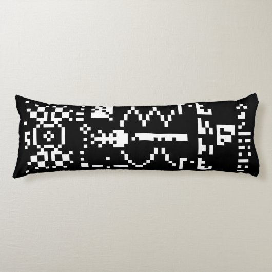 Coussins Longs Réponse du message binaire Arecibo (Devant)