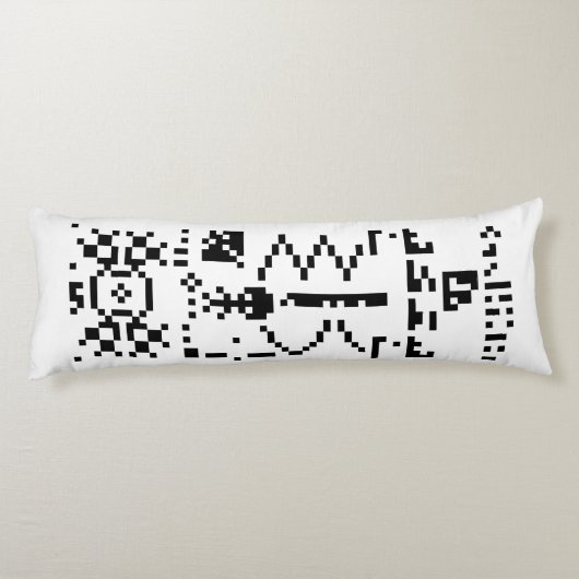 Coussins Longs Réponse du message binaire Arecibo (Dos)