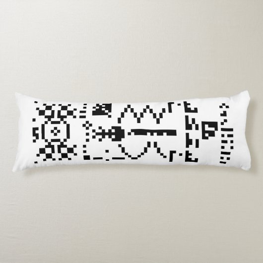 Coussins Longs Réponse du message binaire Arecibo (Devant)