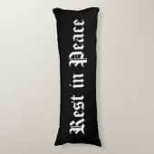Coussins Longs Repose en paix (Devant (Vertical))