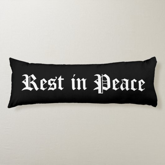 Coussins Longs Repose en paix (Devant)