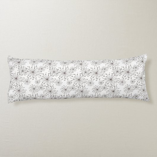 Coussins Longs Rétro arrière - plan floral (Dos)