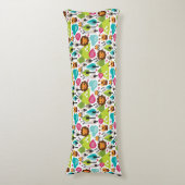 Coussins Longs rétro faune de lion de safari d'enfants (Devant (Vertical))